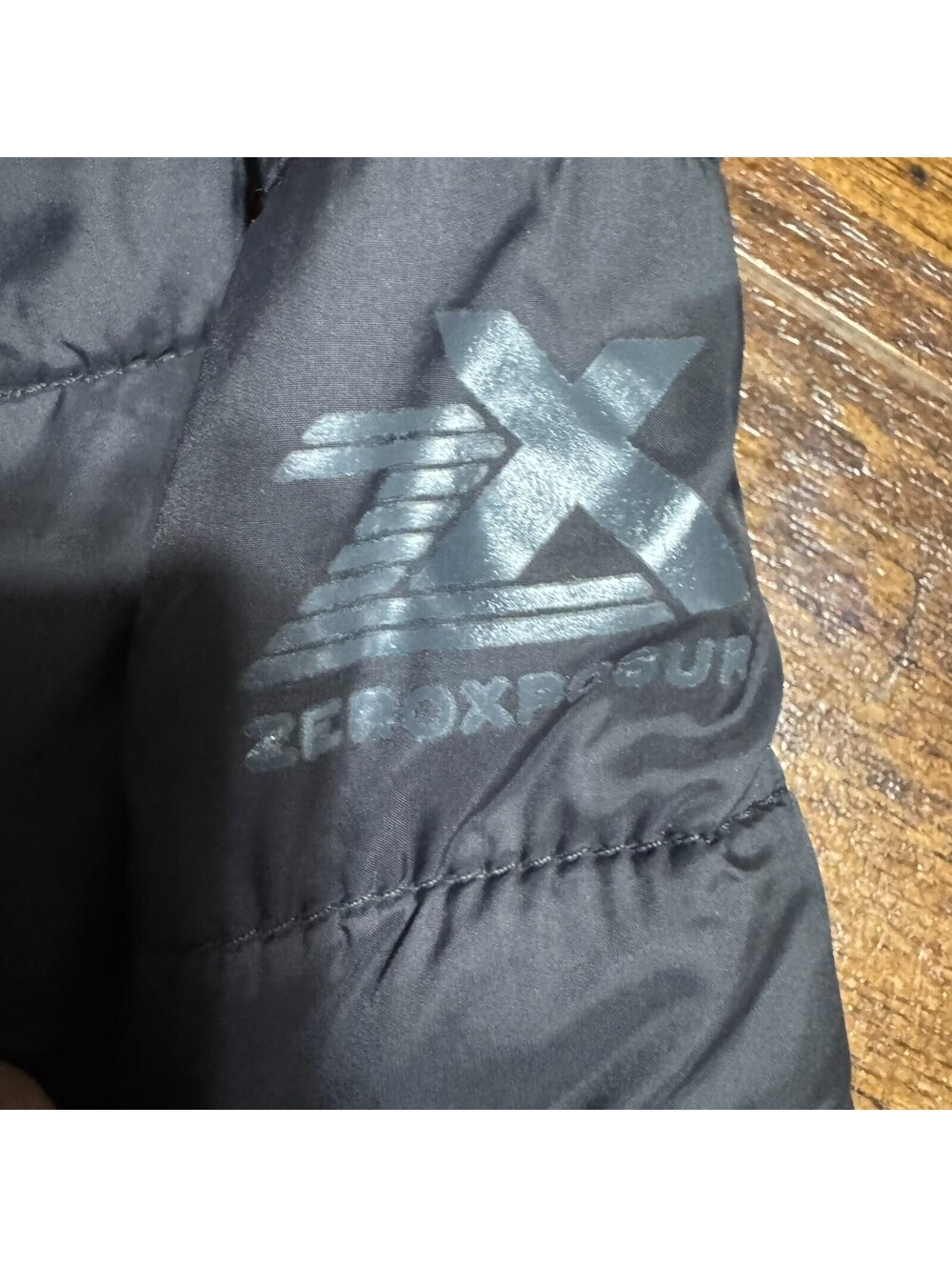 Zeroxposure Men's Puffer Jacket Black full zip Size Large Hiking Lightweight - Picture 7 of 8
